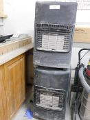 *2x Calor gas workshop heaters