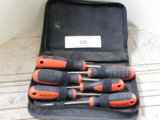 *Forged steel Screwdriver set