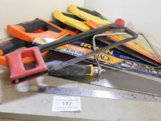 *Assorted Hand Saws