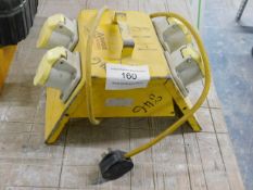 *110vt Four gang splitter