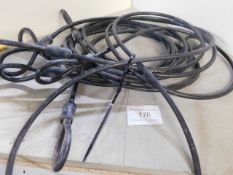 *4x plastic coated security wire strops