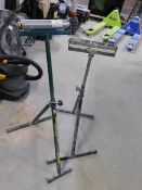 *Adjustable roller stands
