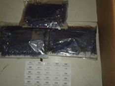 *Three Cards of Beaded Fringing