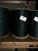 *Three Rolls of Emerald Green Metallic Thread