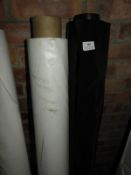 *Two Rolls of Plastic Sheeting with Faux Suede Fin