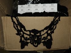 *100 Embroidered Stitch on Panels