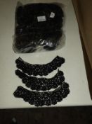 *100 Pairs of Black Stitch on Cuffs