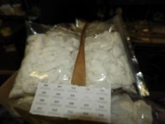 *100 Stitch on Rose Flower Details (White)