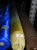 *Three Assorted Rolls of Fabric