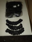 *100 Pairs of Black Stitch on Cuffs