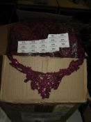 *100 Stitch on Sequin Panels