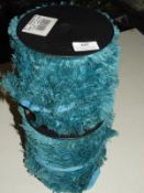 *Two Rolls of Turquoise Fringing