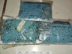 *Three Cards of Turquoise Bead Fringing