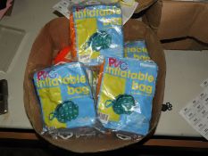 *10 Inflatable Backpacks (Mixed Colours)