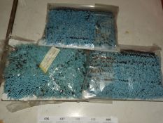 *Three Cards of Turquoise Bead Fringing