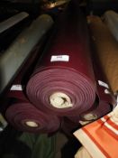 *~50m Roll of Burgundy Plastic Sheeting