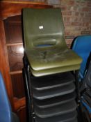 *20 Polypropylene Stacking Chairs