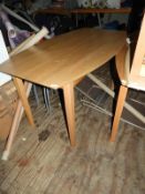 *Ash Dining Table on Square Tapered Beech Legs