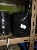 *Three Rolls of Black Lace Edging