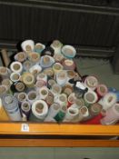 *~40 Rolls of Leatherette and Rexion Style Fabric