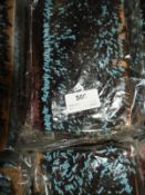 *Three Packs Turquoise & Black Bead Edging