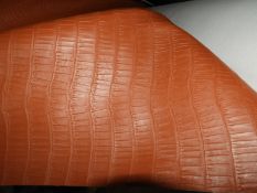 *50m Roll Terracotta Faux Leather Waterproof Uphol