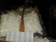 *100 Stitch on Rose Flower Details (White)