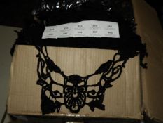 *100 Embroidered Stitch on Panels