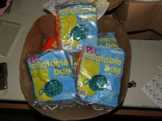 *10 Inflatable Backpacks (Mixed Colours)