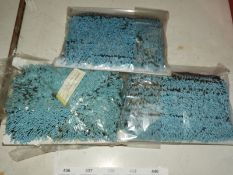 *Three Cards of Turquoise Bead Fringing