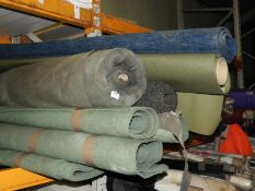 *Assorted Rolls of Commercial Carpeting, etc.