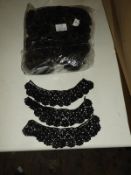 *100 Pairs of Black Stitch on Cuffs