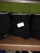 *Three Rolls of Black Lace Edging
