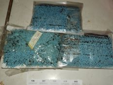 *Three Cards of Turquoise Bead Fringing