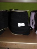 *Three Rolls of Black Lace Edging