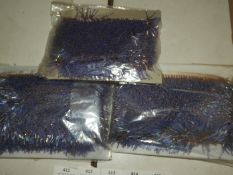 *Three Cards of Beaded Fringing