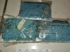 *Three Cards of Turquoise Bead Fringing