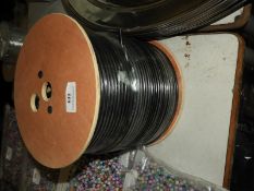 *Roll of Black Coax Cable