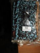 *Three Packs Turquoise & Black Bead Edging