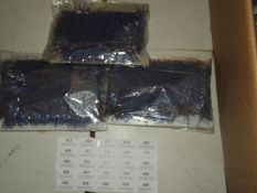 *Three Cards of Beaded Fringing