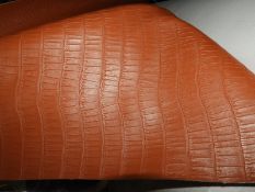 *50m Roll Terracotta Faux Leather Waterproof Uphol