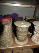 *Four Rolls of Elasticated Lace Edging