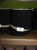 *Three Rolls of Black Lace Edging