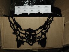 *100 Embroidered Stitch on Panels