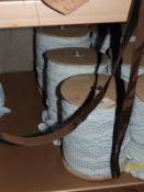 *Three Rolls of Blue Braid Edging