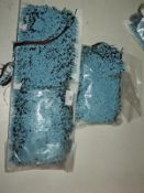 *Three Rolls of Pink and Blue Beaded Edging