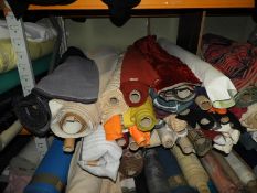 *~40 Rolls of Various Upholstery Cloth