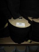 *Three Rolls of Black Lace Edging