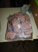 *50 Stitch On Heart Sequin Panels