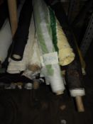 *Thirty Mixed Rolls of Assorted Fabric (Various Le